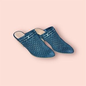 frye & co. - Leather or Perforated Mule - Jacy - Black - Size 9.5